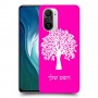 עץ כיסוי מגן קשיח בעיצוב אישי עם השם שלך ל Xiaomi Mi 11i יחידה אחת סקרין מובייל
