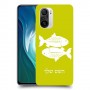 דגים כיסוי מגן קשיח בעיצוב אישי עם השם שלך ל Xiaomi Mi 11i יחידה אחת סקרין מובייל
