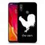 תרנגול כיסוי מגן קשיח בעיצוב אישי עם השם שלך ל Xiaomi Mi 8 יחידה אחת סקרין מובייל