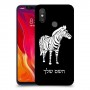 זברה כיסוי מגן קשיח בעיצוב אישי עם השם שלך ל Xiaomi Mi 8 יחידה אחת סקרין מובייל