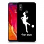 כדורגל - אישה כיסוי מגן קשיח בעיצוב אישי עם השם שלך ל Xiaomi Mi 8 יחידה אחת סקרין מובייל