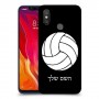 כדורעף - כדור כיסוי מגן קשיח בעיצוב אישי עם השם שלך ל Xiaomi Mi 8 יחידה אחת סקרין מובייל