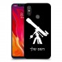 טלסקופ כיסוי מגן קשיח בעיצוב אישי עם השם שלך ל Xiaomi Mi 8 יחידה אחת סקרין מובייל