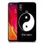 סמל יינג יאנג - סין כיסוי מגן קשיח בעיצוב אישי עם השם שלך ל Xiaomi Mi 8 יחידה אחת סקרין מובייל