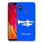 חצוצרה כיסוי מגן קשיח בעיצוב אישי עם השם שלך ל Xiaomi Mi 8 יחידה אחת סקרין מובייל