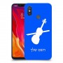 כינור כיסוי מגן קשיח בעיצוב אישי עם השם שלך ל Xiaomi Mi 8 יחידה אחת סקרין מובייל