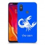 עקרב כיסוי מגן קשיח בעיצוב אישי עם השם שלך ל Xiaomi Mi 8 יחידה אחת סקרין מובייל