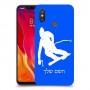 סקִי כיסוי מגן קשיח בעיצוב אישי עם השם שלך ל Xiaomi Mi 8 יחידה אחת סקרין מובייל