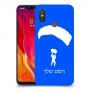 צניחה חופשית כיסוי מגן קשיח בעיצוב אישי עם השם שלך ל Xiaomi Mi 8 יחידה אחת סקרין מובייל