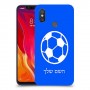 כדורגל - כדור כיסוי מגן קשיח בעיצוב אישי עם השם שלך ל Xiaomi Mi 8 יחידה אחת סקרין מובייל