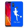 כדורגל - אישה כיסוי מגן קשיח בעיצוב אישי עם השם שלך ל Xiaomi Mi 8 יחידה אחת סקרין מובייל