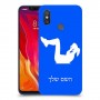 אימון ספורט - אישה כיסוי מגן קשיח בעיצוב אישי עם השם שלך ל Xiaomi Mi 8 יחידה אחת סקרין מובייל