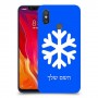 שלג כיסוי מגן קשיח בעיצוב אישי עם השם שלך ל Xiaomi Mi 8 יחידה אחת סקרין מובייל