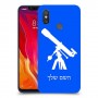 טלסקופ כיסוי מגן קשיח בעיצוב אישי עם השם שלך ל Xiaomi Mi 8 יחידה אחת סקרין מובייל
