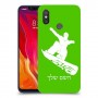 סנובורד כיסוי מגן קשיח בעיצוב אישי עם השם שלך ל Xiaomi Mi 8 יחידה אחת סקרין מובייל