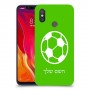 כדורגל - כדור כיסוי מגן קשיח בעיצוב אישי עם השם שלך ל Xiaomi Mi 8 יחידה אחת סקרין מובייל