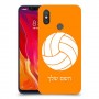 כדורעף - כדור כיסוי מגן קשיח בעיצוב אישי עם השם שלך ל Xiaomi Mi 8 יחידה אחת סקרין מובייל