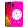 כדורעף - כדור כיסוי מגן קשיח בעיצוב אישי עם השם שלך ל Xiaomi Mi 8 יחידה אחת סקרין מובייל