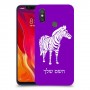 זברה כיסוי מגן קשיח בעיצוב אישי עם השם שלך ל Xiaomi Mi 8 יחידה אחת סקרין מובייל