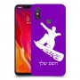 סנובורד כיסוי מגן קשיח בעיצוב אישי עם השם שלך ל Xiaomi Mi 8 יחידה אחת סקרין מובייל
