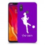 כדורגל - אישה כיסוי מגן קשיח בעיצוב אישי עם השם שלך ל Xiaomi Mi 8 יחידה אחת סקרין מובייל