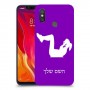 אימון ספורט - אישה כיסוי מגן קשיח בעיצוב אישי עם השם שלך ל Xiaomi Mi 8 יחידה אחת סקרין מובייל