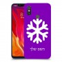 שלג כיסוי מגן קשיח בעיצוב אישי עם השם שלך ל Xiaomi Mi 8 יחידה אחת סקרין מובייל