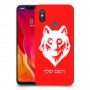 זאב כיסוי מגן קשיח בעיצוב אישי עם השם שלך ל Xiaomi Mi 8 יחידה אחת סקרין מובייל