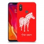 זברה כיסוי מגן קשיח בעיצוב אישי עם השם שלך ל Xiaomi Mi 8 יחידה אחת סקרין מובייל