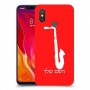 סקספון כיסוי מגן קשיח בעיצוב אישי עם השם שלך ל Xiaomi Mi 8 יחידה אחת סקרין מובייל