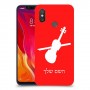 כינור כיסוי מגן קשיח בעיצוב אישי עם השם שלך ל Xiaomi Mi 8 יחידה אחת סקרין מובייל