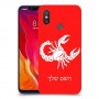 עקרב כיסוי מגן קשיח בעיצוב אישי עם השם שלך ל Xiaomi Mi 8 יחידה אחת סקרין מובייל