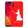 סמוראי כיסוי מגן קשיח בעיצוב אישי עם השם שלך ל Xiaomi Mi 8 יחידה אחת סקרין מובייל