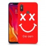 סמיילי כיסוי מגן קשיח בעיצוב אישי עם השם שלך ל Xiaomi Mi 8 יחידה אחת סקרין מובייל
