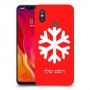 שלג כיסוי מגן קשיח בעיצוב אישי עם השם שלך ל Xiaomi Mi 8 יחידה אחת סקרין מובייל
