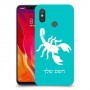 עקרב כיסוי מגן קשיח בעיצוב אישי עם השם שלך ל Xiaomi Mi 8 יחידה אחת סקרין מובייל