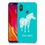 זברה כיסוי מגן קשיח בעיצוב אישי עם השם שלך ל Xiaomi Mi 8 יחידה אחת סקרין מובייל