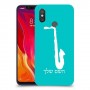 סקספון כיסוי מגן קשיח בעיצוב אישי עם השם שלך ל Xiaomi Mi 8 יחידה אחת סקרין מובייל