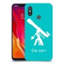 טלסקופ כיסוי מגן קשיח בעיצוב אישי עם השם שלך ל Xiaomi Mi 8 יחידה אחת סקרין מובייל