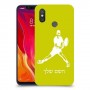 שחקן טניס כיסוי מגן קשיח בעיצוב אישי עם השם שלך ל Xiaomi Mi 8 יחידה אחת סקרין מובייל