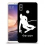 סקִי כיסוי מגן קשיח בעיצוב אישי עם השם שלך ל Xiaomi Mi Max 3 יחידה אחת סקרין מובייל