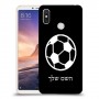 כדורגל - כדור כיסוי מגן קשיח בעיצוב אישי עם השם שלך ל Xiaomi Mi Max 3 יחידה אחת סקרין מובייל