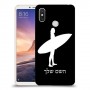 גלישה כיסוי מגן קשיח בעיצוב אישי עם השם שלך ל Xiaomi Mi Max 3 יחידה אחת סקרין מובייל
