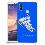 אופנוע שלג כיסוי מגן קשיח בעיצוב אישי עם השם שלך ל Xiaomi Mi Max 3 יחידה אחת סקרין מובייל