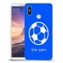 כדורגל - כדור כיסוי מגן קשיח בעיצוב אישי עם השם שלך ל Xiaomi Mi Max 3 יחידה אחת סקרין מובייל