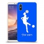כדורגל - אישה כיסוי מגן קשיח בעיצוב אישי עם השם שלך ל Xiaomi Mi Max 3 יחידה אחת סקרין מובייל