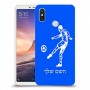 שחקן כדורגל כיסוי מגן קשיח בעיצוב אישי עם השם שלך ל Xiaomi Mi Max 3 יחידה אחת סקרין מובייל