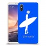 גלישה כיסוי מגן קשיח בעיצוב אישי עם השם שלך ל Xiaomi Mi Max 3 יחידה אחת סקרין מובייל