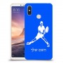 שחקן טניס כיסוי מגן קשיח בעיצוב אישי עם השם שלך ל Xiaomi Mi Max 3 יחידה אחת סקרין מובייל