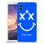 סמיילי כיסוי מגן קשיח בעיצוב אישי עם השם שלך ל Xiaomi Mi Max 3 יחידה אחת סקרין מובייל